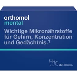 ORTHOMOL mental granules/capsules 30 day combi pack.