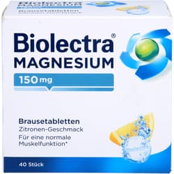 BIOLECTRA Magnesium 150 mg Zitrone Brausetabletten