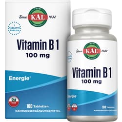 VITAMIN B1 THIAMIN 100 mg KAL Tabletten