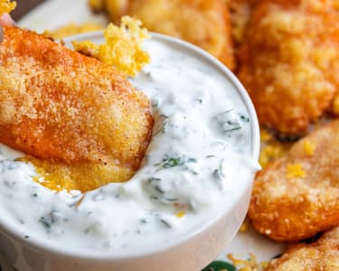 Gebackene Karotten mit Parmesan und Knoblauch-Dip