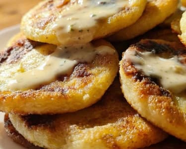 Kartoffelpuffer aus gekochten Kartoffeln