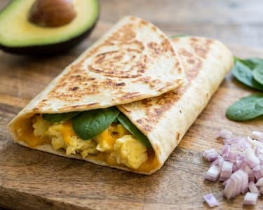 Gebackene Frühstücks-Tortillas