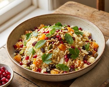 Couscous mit Trockenfrüchten