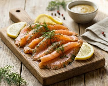 Marinierter Lachs - Gravlax