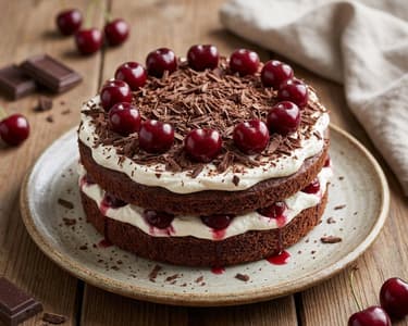 Black Forest Cherry Cake | Classic & Juicy