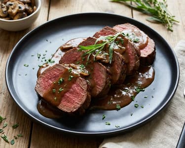 Chateaubriand | Tender Beef Fillet with Mushroom Sauce