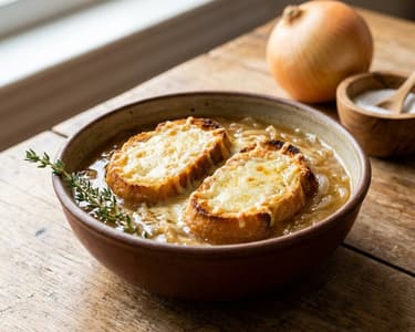 Französische Zwiebelsuppe | Klassisch & Herzhaft