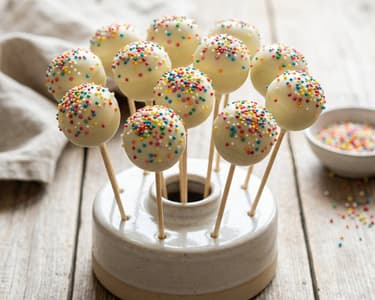 Colorful Cake Pops with Mascarpone & Nutella
