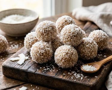 Himmlische Kokosbällchen | Ohne Backen