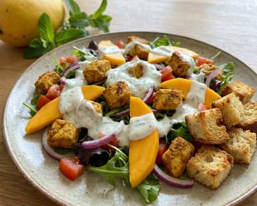 Tandoori-Hähnchen-Salat mit Mango