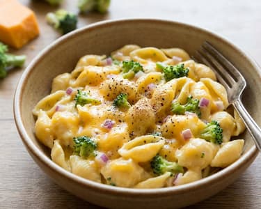 Cremige Käse-Pasta mit Brokkoli