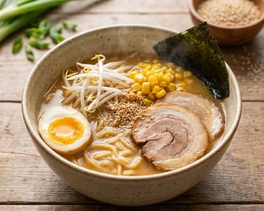Hausgemachtes Miso-Ramen