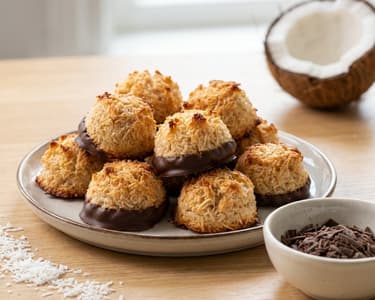 Gesunde Kokosmakronen