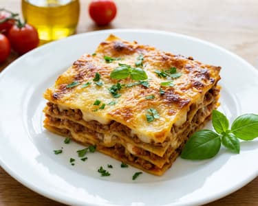 Classic Lasagna with Minced Beef