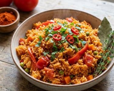 Spicy Jollof Rice | West African Classic