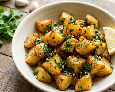Pikante libanesische Kartoffeln (Batata Harra)