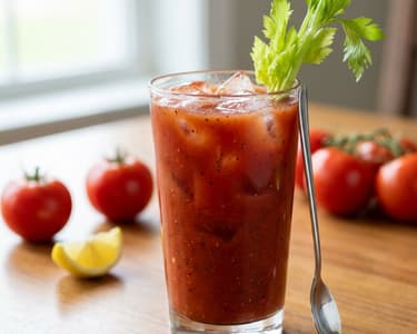 Bloody Mary mit frischen Tomaten