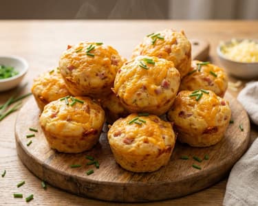 Herzhafte Käse-Muffins | Fluffiger Snack