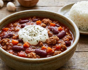 Puten-Chili mit roten Bohnen | Proteinreich & Leicht