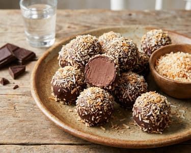 Kokos-Schokoladen-Trüffel