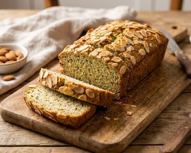 Saftiges Zucchini-Mandel-Brot | Low Carb & Glutenfrei