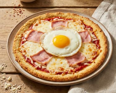 Cheese Pizza with Almond Crust (Low Carb)