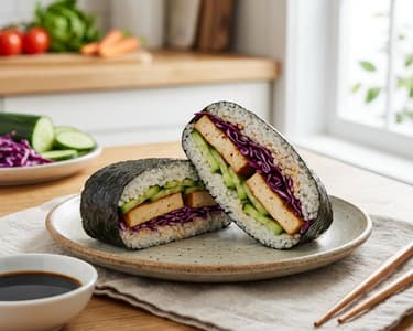 Onigirazu with Tofu | Vegan Sushi Snack