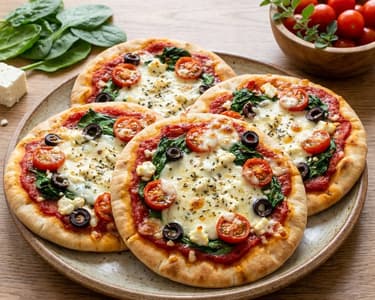 Mini Pizzas from Pita Bread