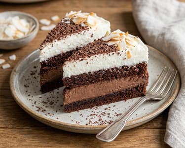Juicy Coconut Chocolate Slices with Quark
