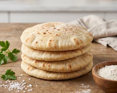 Hausgemachtes Pita-Brot | Luftig & Weich