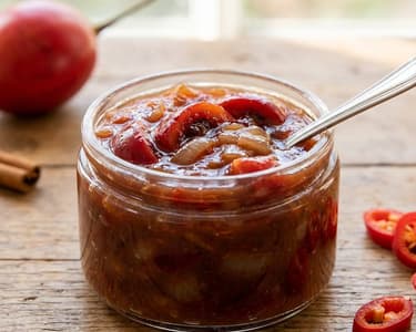 Spicy Tamarillo Chutney with Apple