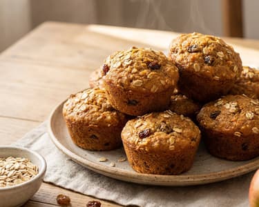 Saftige Apfel-Karotten-Muffins | Ohne Zuckerzusatz