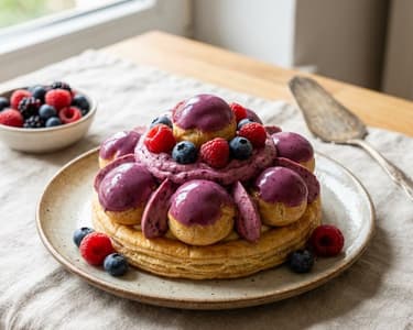 St. Honoré Cake with Forest Berries