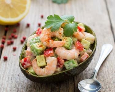 Shrimp Salat mit Avocado