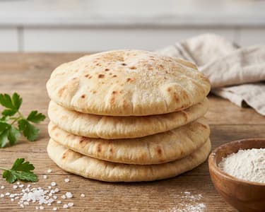 Hausgemachtes Pita-Brot | Luftig & Weich