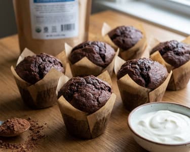 Schnelle Schokoladen-Muffins | Glutenfrei & Saftig