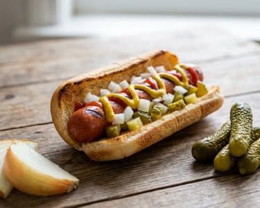 Klassischer Hot Dog