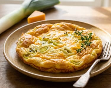 Frittata mit Lauch | Luftig & Herzhaft