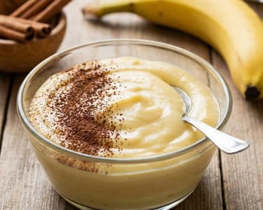Banana Pudding without Egg | Quick & Healthy