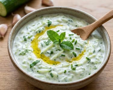 Erfrischendes Minz-Tzatziki