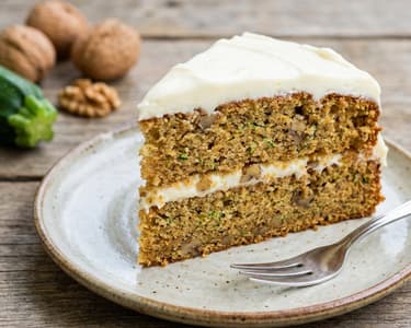 Glutenfreier Zucchini-Kuchen mit Walnüssen