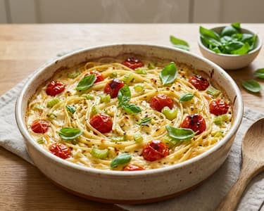 Spaghetti mit Feta-Sauce