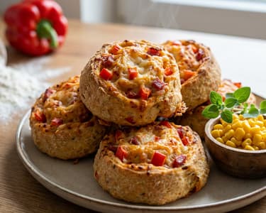 Schnelle Pizzabrötchen
