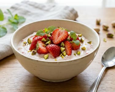 Cold Strawberry Cream | Refreshing Summer Dessert
