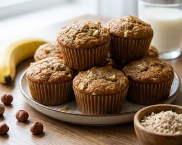 Bananenmuffins für Kinder