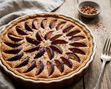 Plum Cake with Pepper Frangipane