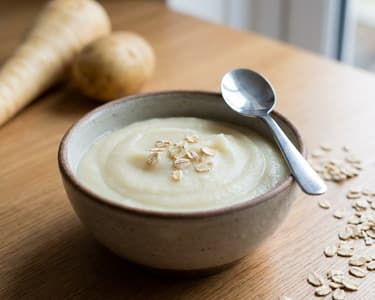 Kartoffel-Pastinaken-Haferbrei