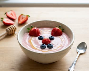 Creamy Quark Cream with Fruits