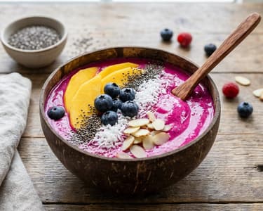 Exotic Dragon Fruit Smoothie Bowl