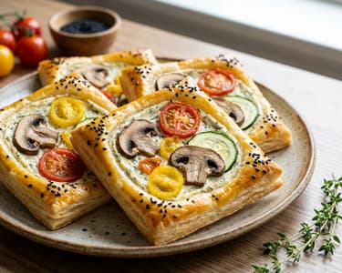 Blätterteig-Teilchen